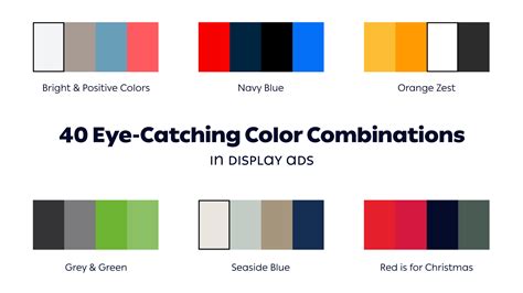 40 Eye-Catching Color Combinations In Display Ads - Creatopy