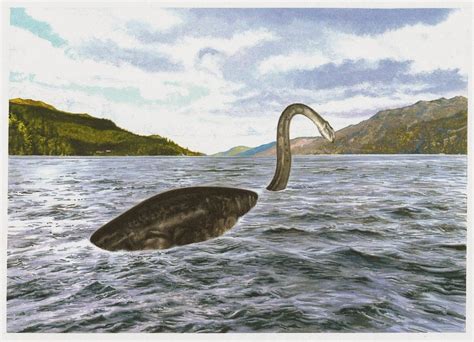 LOCH NESS MONSTER: Another Loch Ness Monster Painting