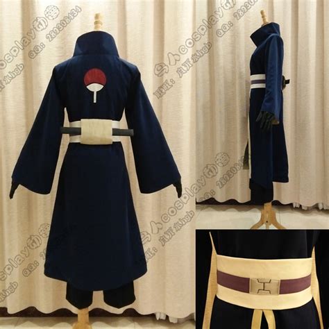 Naruto Cosplay Akatsuki Ninja Tobi Obito Madara Uchiha Costume ...