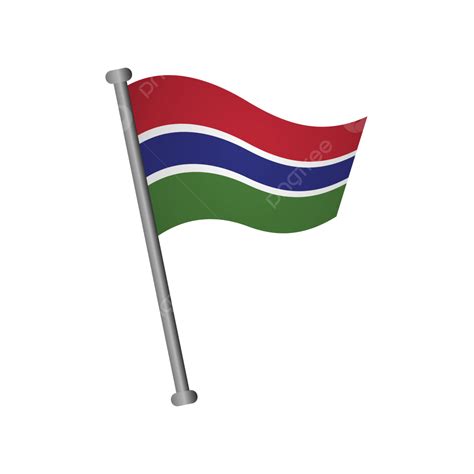 Gambia Flag, Gambia, Flag, National PNG and Vector with Transparent Background for Free Download