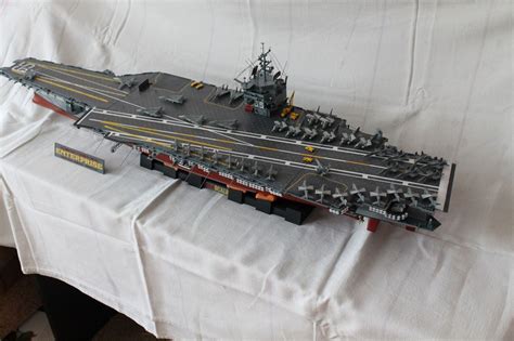 The world’s largest aircraft carrier model USS Enterprise CVN-65 | Model Kits: cars, ships ...