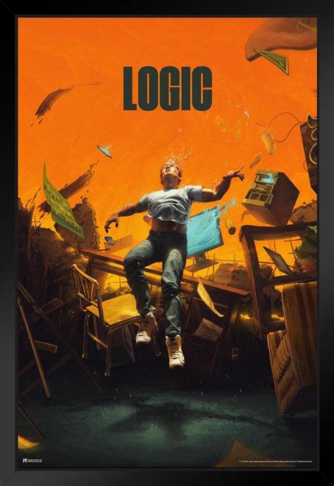 Buy Logic Merch No Pressure Album Cover Art Detail Rap s Logic Rapper Merch Logic Merchandise ...