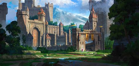 Medieval Castle Concept Art