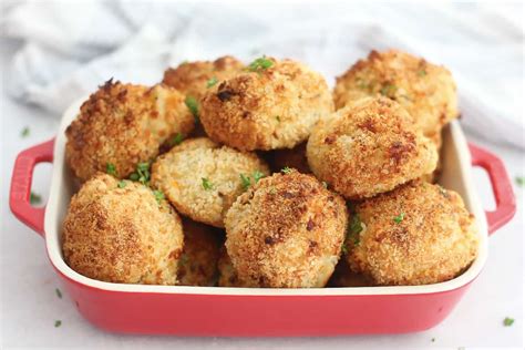 Air Fryer Mashed Potato Balls - Bite On The Side