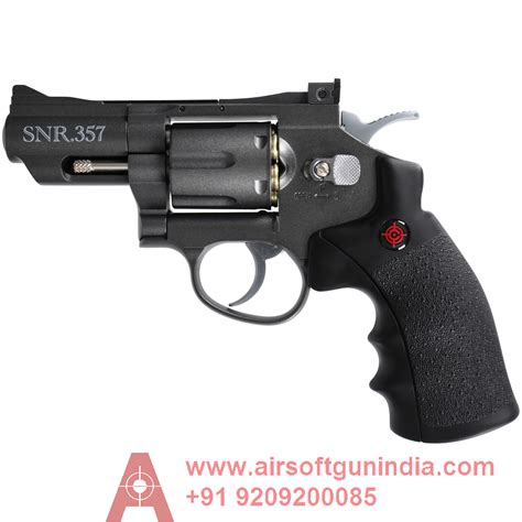 Crosman SNR357 CO2 Dual Ammo Full Metal Revolver by Airsoft gun india - Airsoft Gun India