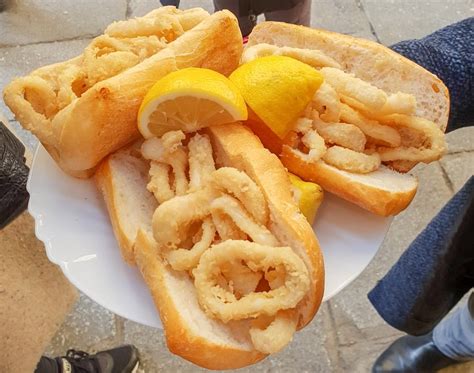 Fried Calamari Sandwich Recipe (Bocadillo de Calamares) - Spanish Sabores