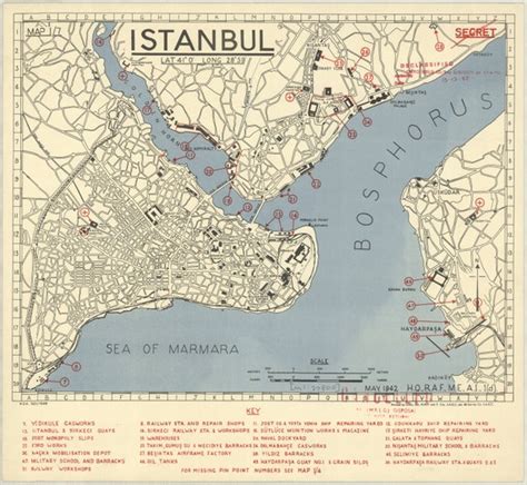 Istanbul Map Map of Istanbul Old Istanbul Retro Istanbul | Etsy