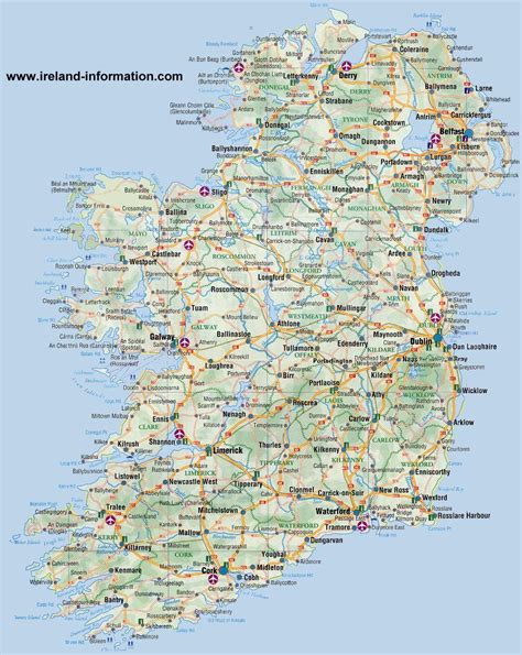 South West Ireland Map - Jobie Lynelle