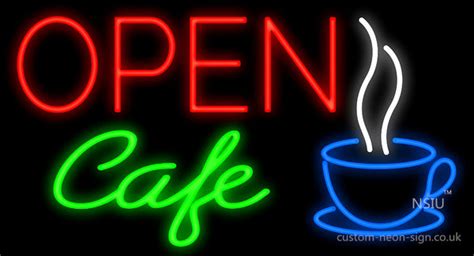 Open Cafe Neon Sign – Custom-Neon-Sign