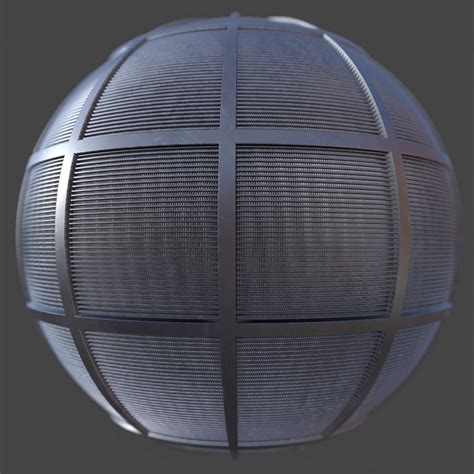 Metal Ventilation PBR Material - Free Texture Download