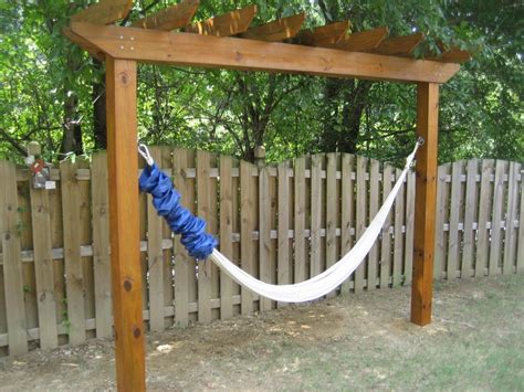 DIY hammock stand - The Owner-Builder Network