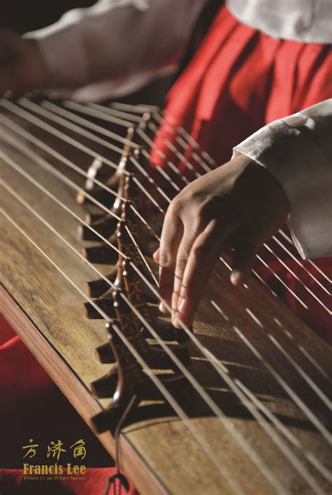 gayageum, Korean zither with twelve strings :: Behance