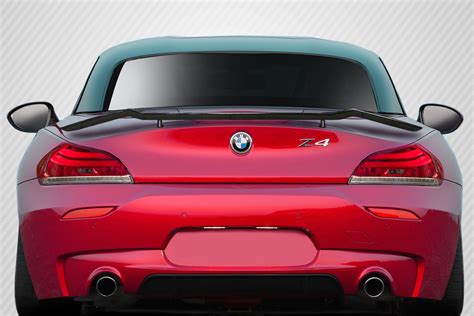 2013 BMW Z4 0 Carbon Fiber Wing Spoiler Body Kit - 2009-2016 BMW Z4 E89 Carbon Creations TKR ...