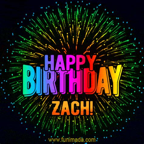 Happy Birthday Zach GIFs - Download on Funimada.com