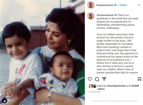 Zeenat Aman shares rare pic with sons, pens important note on parenting | Bollywood - Pedfire