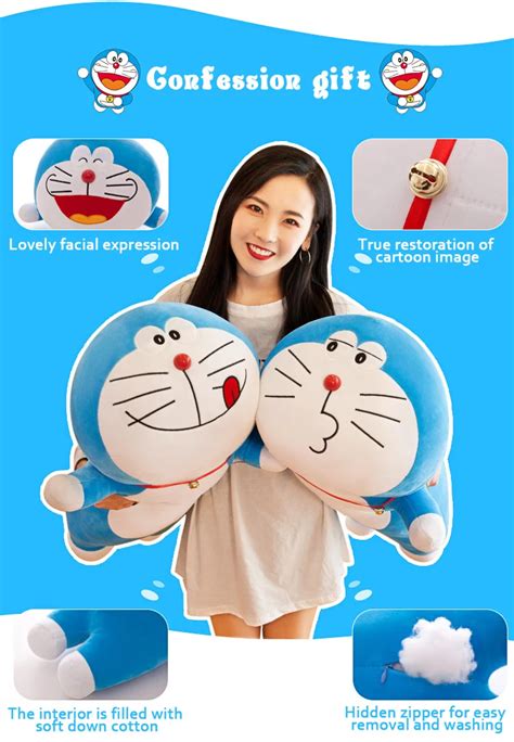 Doraemon Plush Pillow Comfortable Cushion [Free Shipping]