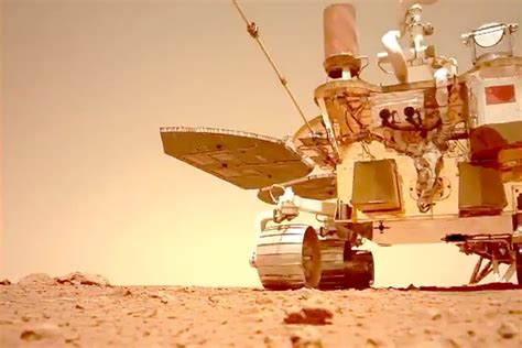 China shares video and audio from its Mars rover | Engadget