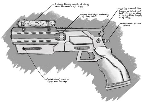 Futuristic Handgun Design by dbreuk on DeviantArt