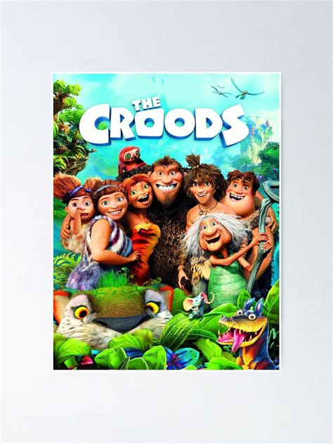 "The Croods" Poster for Sale by yujaripah | Redbubble