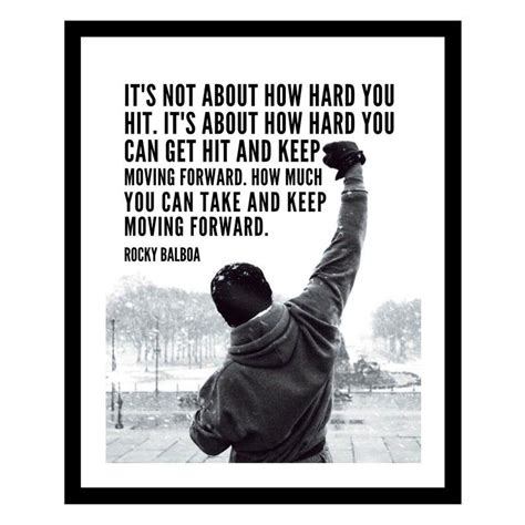 Rocky Balboa, Movie Poster Print, Canvas Art Print, Framed poster art ...