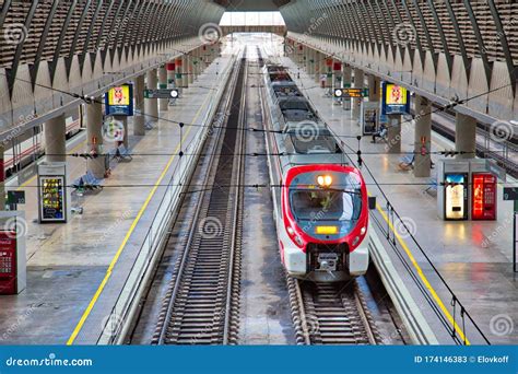 Seville Main Train Station, Santa Justa, A Busy Intercity Connection Hub Editorial Image ...