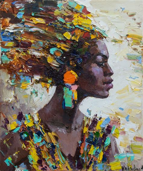 African woman portrait Original oil painting | Artfinder