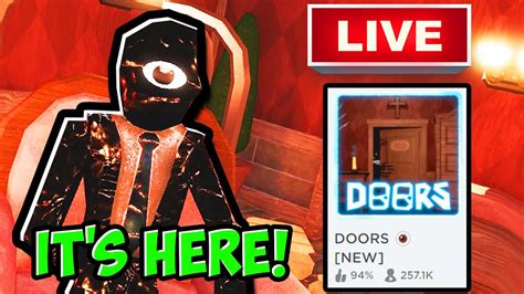 DOORS HOTEL+ UPDATE LIVE! (Roblox) - YouTube