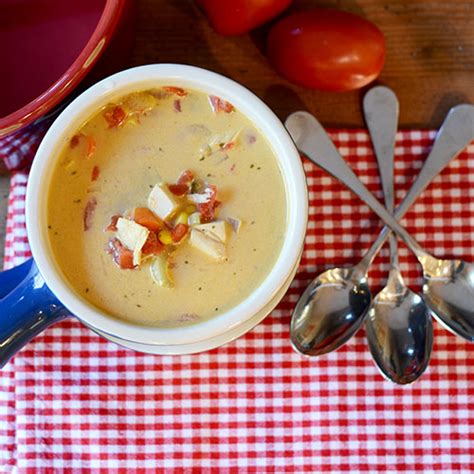 Creamy Mexican Turkey Soup - Feed Your Soul Too