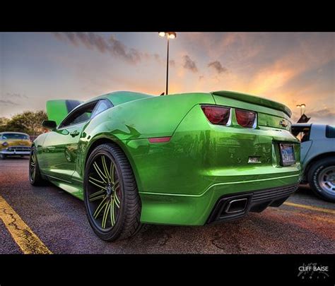 Green Camaro | This is what I would park in my Martian House… | Flickr Chevrolet Camaro ...