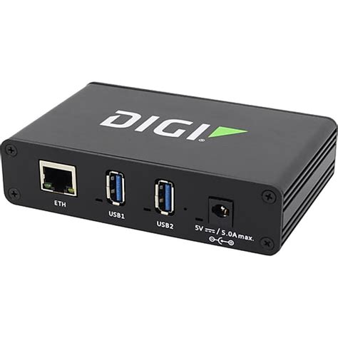 Digi AnywhereUSB Plus 2-Port USB 3.1 Hub, Black (AW02-G300) | Staples