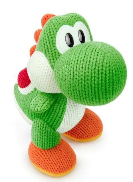 Nintendo Switch Amiibo Pink Blue Yarn Yoshi Woolly World And Plush Toy ...