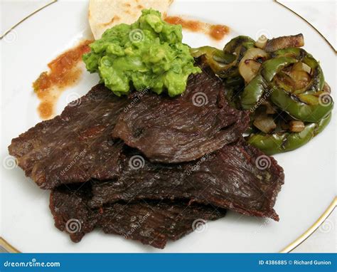 Fried Beef Cecina Royalty Free Stock Photo - Image: 4386885