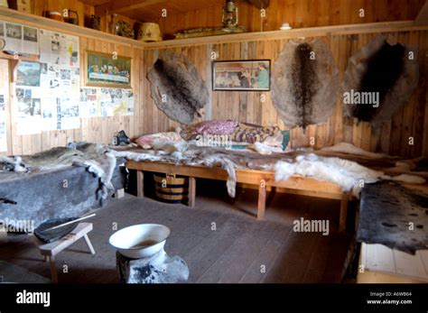 Interior Stone and Sod House Ilulissat Greenland Stock Photo - Alamy