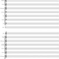 Blank Marching Band Music Sheet