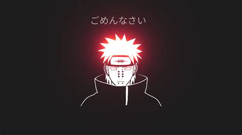 1920x1080 Resolution Naruto Pain Minimal 1080P Laptop Full HD Wallpaper - Wallpapers Den