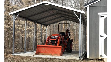 18x20x8 Doublewide Metal Carport - Carports.com