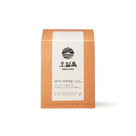 OSULLOC Jeju Tangerine Blended Tea (10 count) – Global Amore Mall