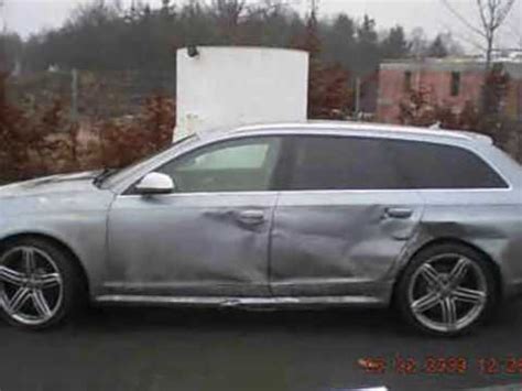 AUDI RS6 CRASH - YouTube