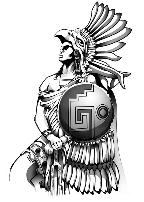 Free Aztec Clipart Black And White, Download Free Aztec Clipart Black ...