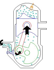 Animated Engines - Two stroke