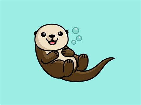 How To Draw A Sea Otter Face