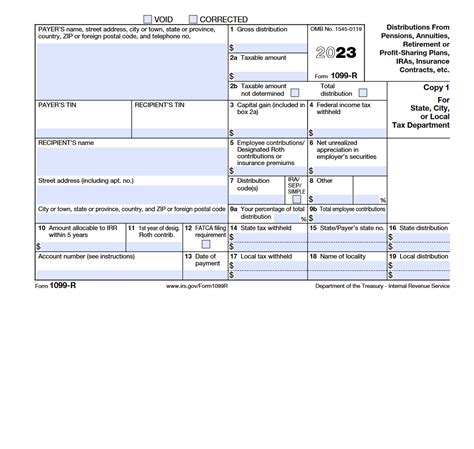 IRS Form 1099-R. 2023. | Forms - Docs - 2023