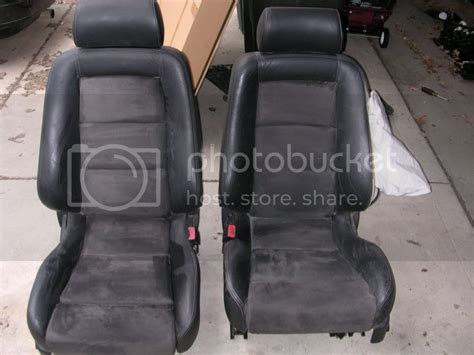 Audi S8 Front seats Recaro Black leather and suede | VW Vortex - Volkswagen Forum