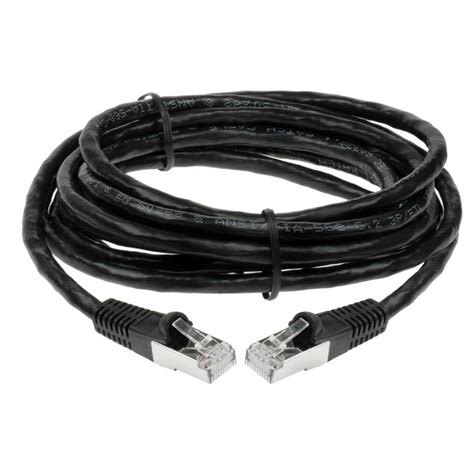 6ft Cat6 Shielded (STP) Ethernet Network Cable - Black