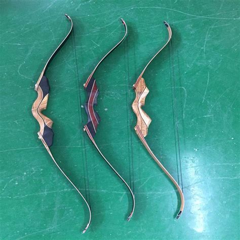 15-50lbs traditional recurve bow fiberglass wooden bow archery hunting bow for sale - Tstar ...