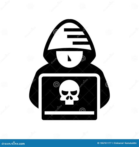 Hacker Icon or Logo Isolated Sign Symbol Vector Illustration Stock Vector - Illustration of ...