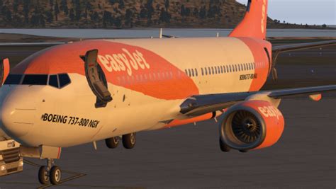 EASYJET LIVERY - For BOEING 737-800 DEFAULT/ZIBO MOD - Aircraft Skins ...