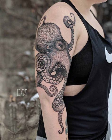 Big Octopus Tattoo on Shoulder - Best Tattoo Ideas Gallery