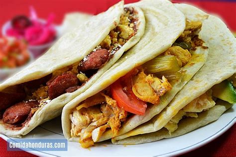 Baleadas – Receta tradicional – Comida Honduras