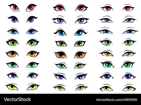 Caricature Eye Shapes